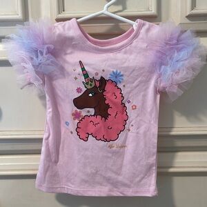 NWOT Kids Afro Unicorn 🦄 Top.